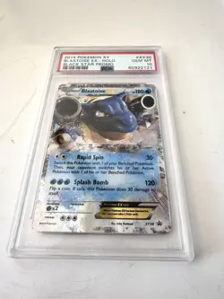 2014 Pokemon Xy Blastoise Ex Holo Black Star Promo - PSA 10 - Image 1