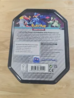 Pokemon TCG Quaquaval ex Tin – Factory Sealed – Includes Promo & Booster Pack - Image 4