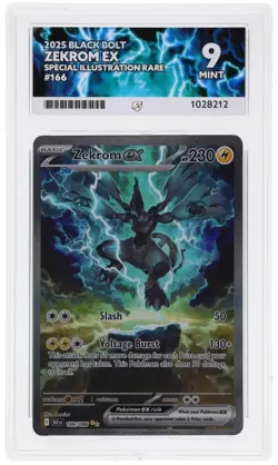 Zekrom EX 166/086 Pokemon Black Bolt Special Illustration Rare Ace 9 ⚡ - Image 1
