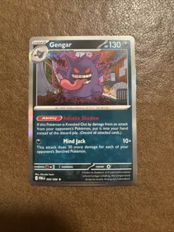 Pokemon TCG Gengar Rare Reverse Holo SV: Perfect Order 094/165 Pack Fresh - Image 1