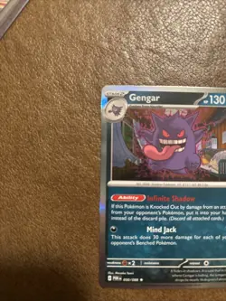 Pokemon TCG Gengar Rare Reverse Holo SV: Perfect Order 094/165 Pack Fresh - Image 2