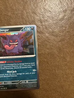 Pokemon TCG Gengar Rare Reverse Holo SV: Perfect Order 094/165 Pack Fresh - Image 3