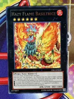 Yugioh Hazy Flame Basiltrice CBLZ-EN049 Unlimited Single - Image 1