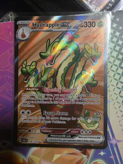 Hydrapple ex 156/142 Stellar Crown ULTRA RARE Holo Pokemon Card Pokemon TCG NM - Image 1