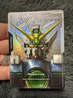 Gundam Card Game Singles R-004: Resource (Wing Gundam) C New Type Rising - Image 1