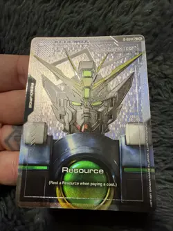Gundam Card Game Singles R-004: Resource (Wing Gundam) C New Type Rising - Image 2