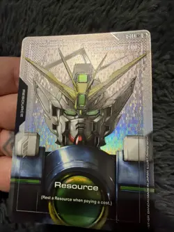 Gundam Card Game Singles R-004: Resource (Wing Gundam) C New Type Rising - Image 3