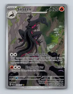 Salazzle 224 2026 Pokemon Ascended Heroes Illustration Rare Card NM+ (a) - Image 1