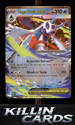 Mega Froslass ex - 047/217 047/217 Pokemon Double Rare ME: Ascended Heroes Card - Image 1