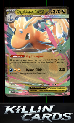 Mega Dragonite ex - 152/217 152/217 Pokemon Double Rare ME: Ascended Heroes Card - Image 1