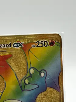 New Charizard Wing Attack VMAX Gold Metal POKEMON Card Collectible Gift Display - Image 5