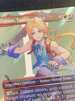 Zidane, Tantalus Thief Borderless Surge Foil U 0550 Final Fantasy FIN MTG NM - Image 3