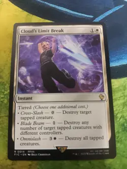 Cloud's Limit Break 14 Rare Commander: FINAL FANTASY Magic: The Gathering NM - Image 1