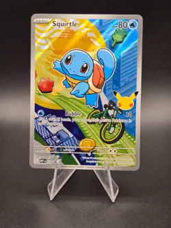 Squirtle 039 First Partner Illustration Collection Series 1 Pokemon TCG -NM - Image 1