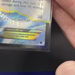 Pokemon TCG Altaria-EX Fates Collide Holo Card 123/124 Full Art Ultra Rare - Image 5