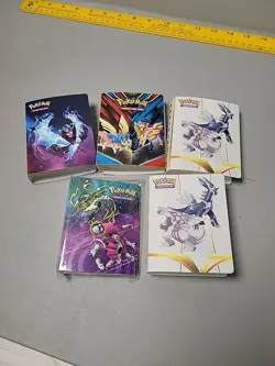 Pokemon TCG Mini Portfolio Binder Lot of 5- Binders Only - Image 1