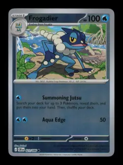 REVERSE HOLO FROGADIER COMMON 021/086 NM POKEMON - Image 1