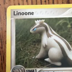 Pokemon Linoone 34/106 EX Emerald 2005- MP w/ small crease - Image 2
