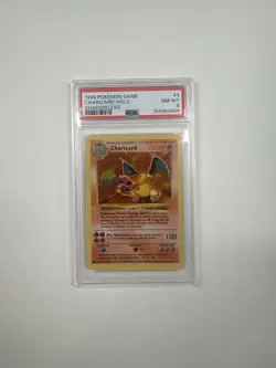 Pokemon TCG 1999 Charizard Holo Shadowless Base Set PSA 8 4/102 English - Image 3