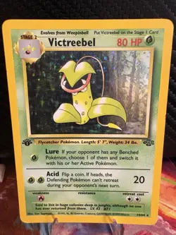 Pokemon Jungle 1st Edition Victreebel Holo 14/64 LP WOTC Vintage Rare - Image 1