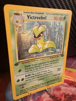Pokemon Jungle 1st Edition Victreebel Holo 14/64 LP WOTC Vintage Rare - Image 4