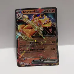 Pokemon TCG Charizard ex 006/165 SV Scarlet & Violet 151 Holo Double Rare ENG - Image 1