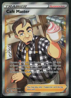 Cafe Master TG25/TG30 Brilliant Stars Trainer Gallery Ultra Rare Pokemon - Image 1