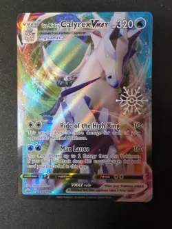 Pokemon TCG - Ice Rider Calyrex VMAX (Holiday Calendar) 046/198 Promo - NM - Image 1