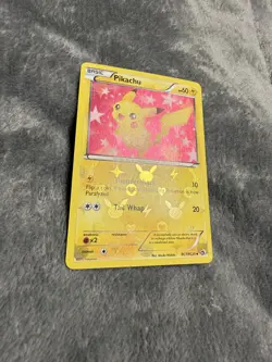 Pokemon Pikachu RC7/RC25 Legendary Treasures Holo Basic 60 HP English - Image 2