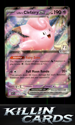 Lillie's Clefairy ex - 076/217 076/217 Pokemon Double Rare ME: Ascended Heroes C - Image 1