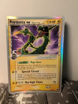 Rayquaza ex Delta Species 97/101 Dragon Frontiers Holo Rare English 2006 - Image 1