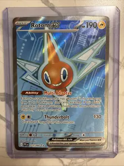 ROTOM EX 111/094 PHANTASMAL FLAMES POKEMON (FULL ART ULTRA RARE, NM) - Image 1