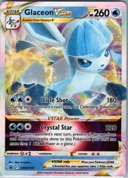 Glaceon VSTAR - SWSH197 SWSH: Sword & Shield Promo Cards - Pokemon Card - NM - Image 1