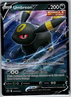Umbreon V SWSH203 SWSH: Sword & Shield Promo Cards - Pokemon Card - LP - Image 1