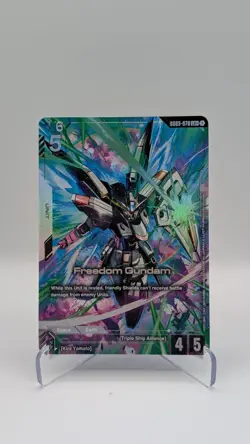 Gundam Card Game - Freedom Gundam - GD03-070 - LR+ (ENGLISH) NM - Image 1