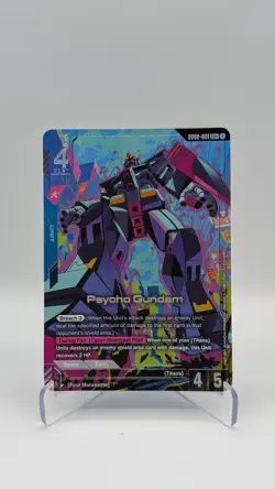 Gundam Card Game - Psycho Gundam - GD02-001 - LR+ (ENGLISH) NM - Image 1