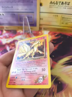 Pokemon Karte Card Blaine's Ninetales Vulnona Gym Challenge Rare Wotc NM+ - Image 2