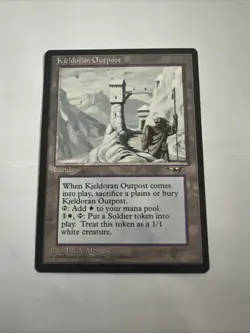 VINTAGE ~MTG 💥KJELDORAN OUTPOST💥 MAGIC the Gathering ~1996 - Image 4