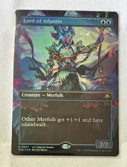 Lord of Atlantis Special Guests MTG (Borderless, #001) FOIL NM!! - Image 1