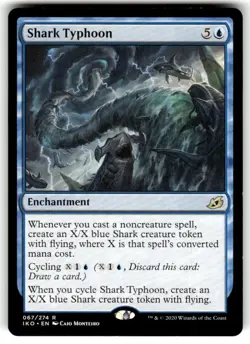 Shark Typhoon 67 Rare Ikoria: Lair of Behemoths Magic: The Gathering Near Mint - Image 1