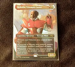 Magic The Gathering Kolodin, Triumph Caster 0364 Rare Non-Foil Borderless - Image 1