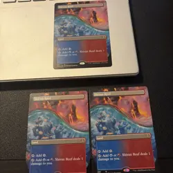 Shivan Reef (Borderless) Dominaria United Magic the gathering x3 - Image 1