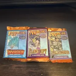 Magic The Gathering MTG Invasion/Planeshift/Apocalypse Sealed Booster Lot 3 - Image 1
