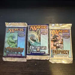 Magic the Gathering MTG Mercadian/Nemesis/Prophecy Sealed Booster 3 Packs - Image 1