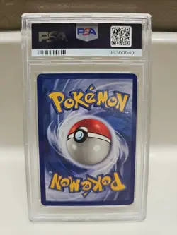 1999 Pokemon TCG Fossil Muk Holo Rare Card PSA Graded 8 - Image 2