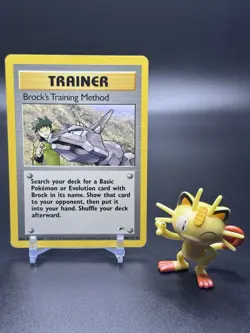 Brock's Training Method Pokemon 106/132 Gym Heroes Regular - LP - Image 1