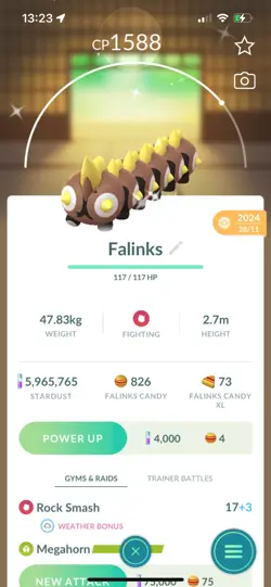 Pokemon Go Shiny Falinks ( Reduced) - Image 1