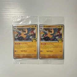 Pokemon Chicago Field Museum Fossil Exhibit Archeops Promo Card IN HAND Single - Image 1