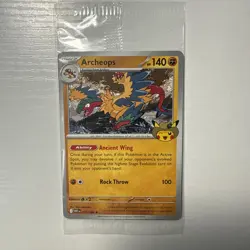 Pokemon Chicago Field Museum Fossil Exhibit Archeops Promo Card IN HAND Single - Image 3