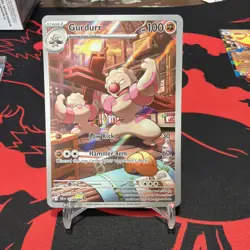 Pokemon TCG Gurdurr Black Bolt 126/086 Pokemon Illustration Rare - Image 1